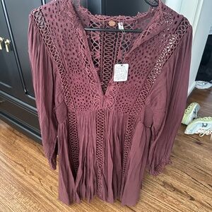 Free People Dress NWT size L - Mauve